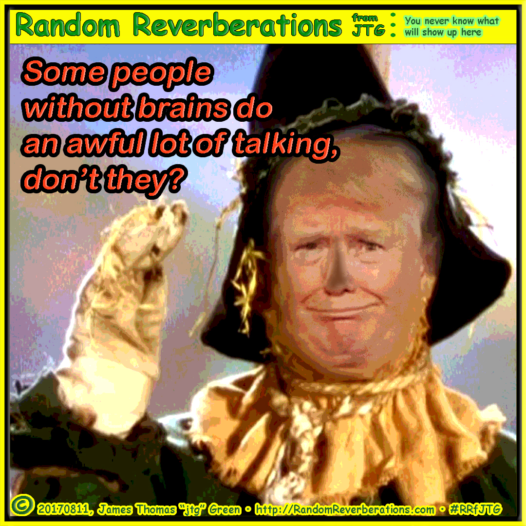 Wizard Of Trump Scarecrow Oz Random Reverberations From JTG